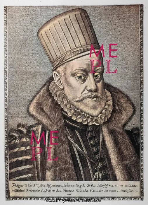 : PHILIP II / SPAIN / FURSTEN : PHILIP II / SPAIN / FURSTEN