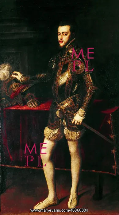 : Philip II of Spain, by Titian : Philip II of Spain, by Titian