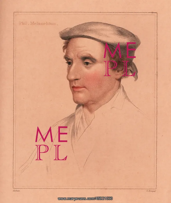  : Philip Melanchton or unidentified man