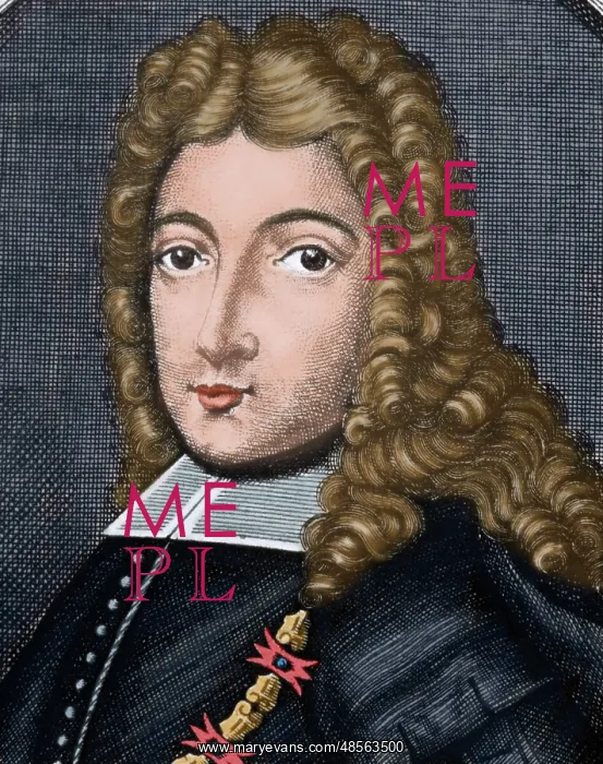 : Philip V (1683-1746). King of Spain. Engraving. Colored : Philip V (1683-1746). King of Spain. Engraving. Colored