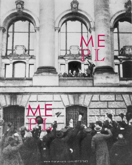 : Philipp Scheidemann proclaims the Republic, 1918 : Philipp Scheidemann proclaims the Republic, 1918