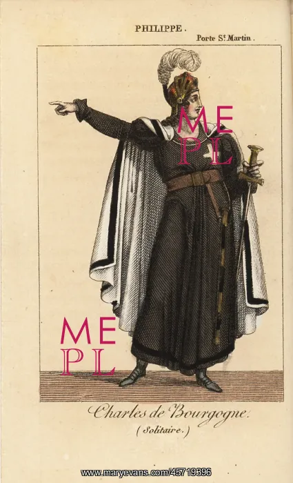 : Philippe as Charles de Bourgogne in Solitaire : Philippe as Charles de Bourgogne in Solitaire