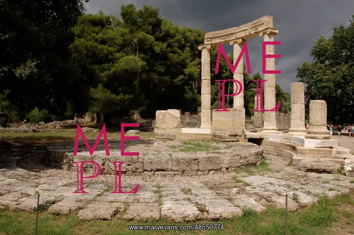 : Philippeion, 4th century B.C. Altis. Sanctuary of Olympia. I : Philippeion, 4th century B.C. Altis. Sanctuary of Olympia. I