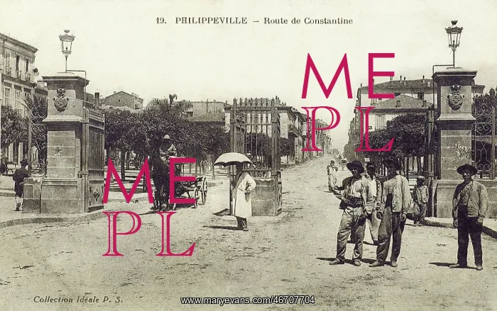  : Philippeville, Algeria - Route de Constantinople