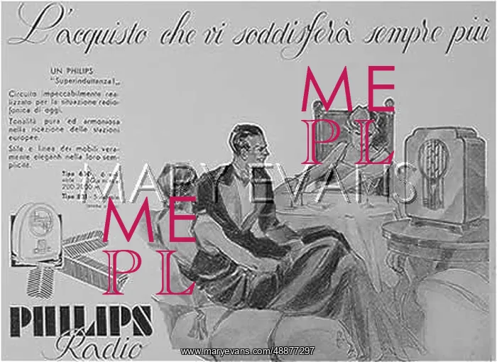: PHILIPS 1932 ADVERT : PHILIPS 1932 ADVERT