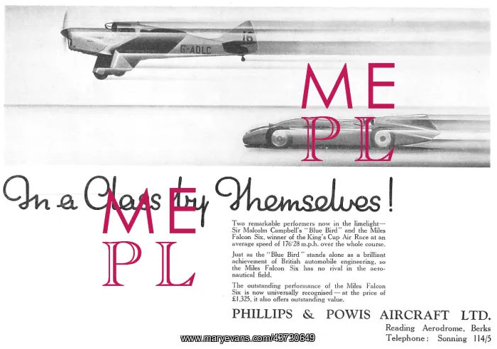  : Phillips & Powis Miles Falcon Six