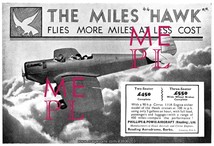 : Phillips & Powis - Miles Hawk : Phillips & Powis - Miles Hawk