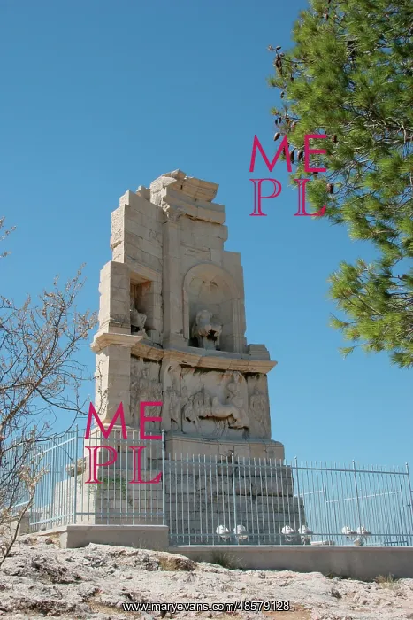 : The Philopappus Monument. Athens. Greece : The Philopappus Monument. Athens. Greece
