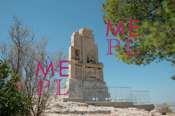 : The Philopappus Monument. Athens. Greece : The Philopappus Monument. Athens. Greece