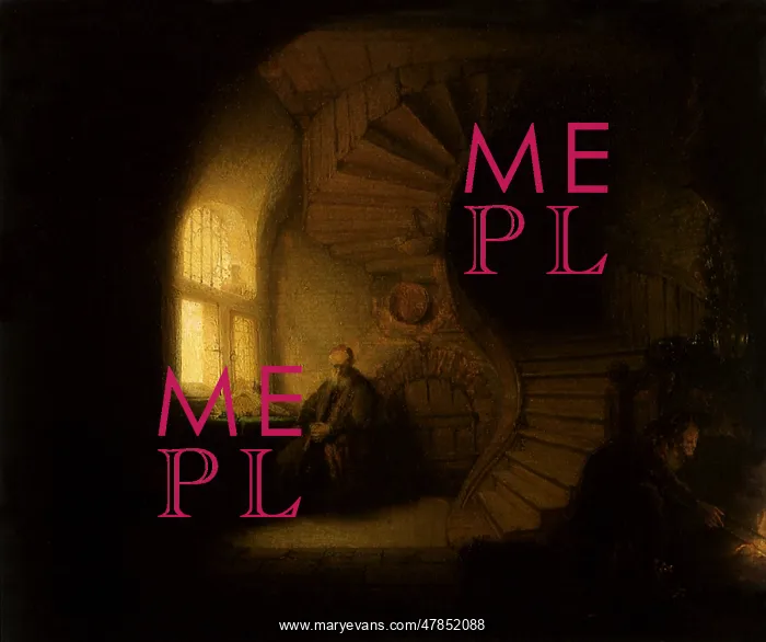 : Philosopher in Meditation, by Rembrandt : Philosopher in Meditation, by Rembrandt