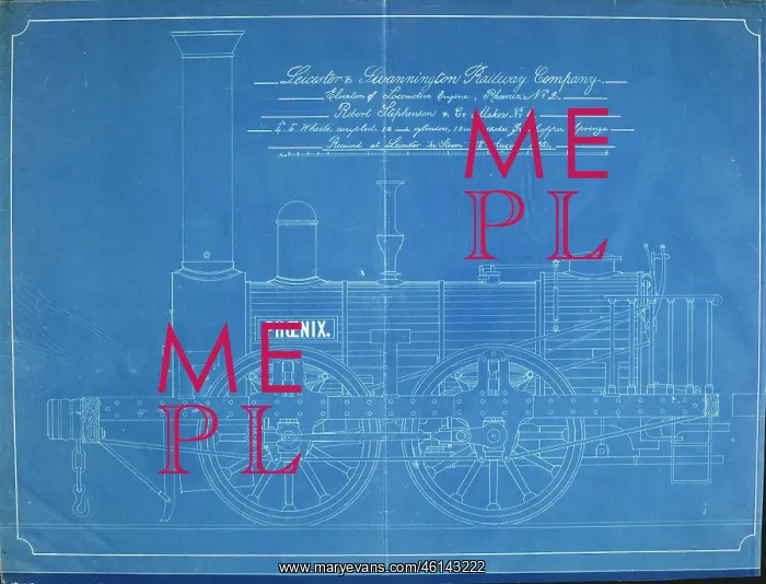 : 'Phoenix' engine by Robert Stephenson & Co : 'Phoenix' engine by Robert Stephenson & Co