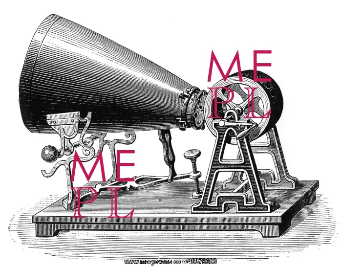 : Phonautograph (c 1857) apparatus for studying : Phonautograph (c 1857) apparatus for studying