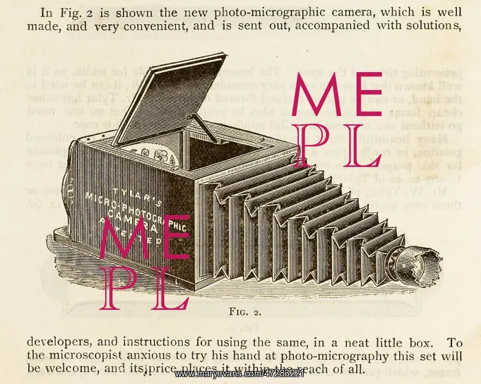 : PHOTO-MICROGRAPHIC CAMERA : PHOTO-MICROGRAPHIC CAMERA