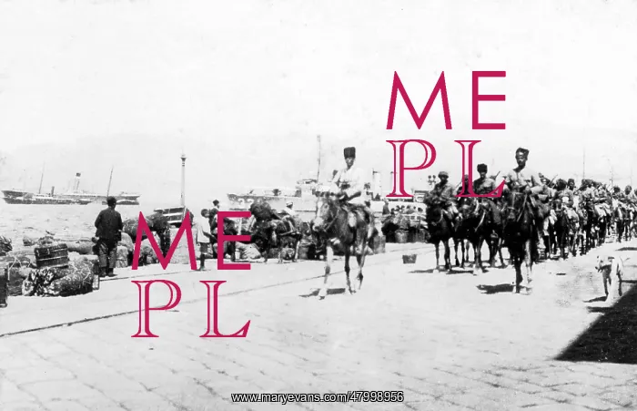 : The photo shows the entry of Kemalist troops into : The photo shows the entry of Kemalist troops into