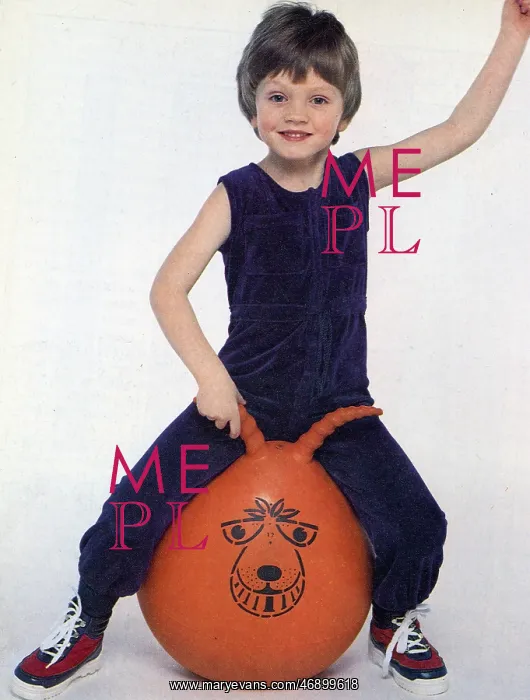  : Photo of youngster sitting on a Spacehopper