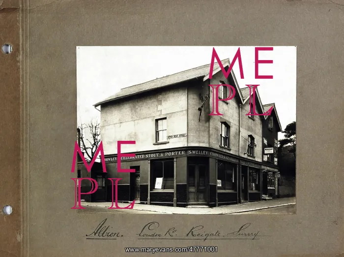 : Photograph of Albion PH, Reigate, Surrey : Photograph of Albion PH, Reigate, Surrey