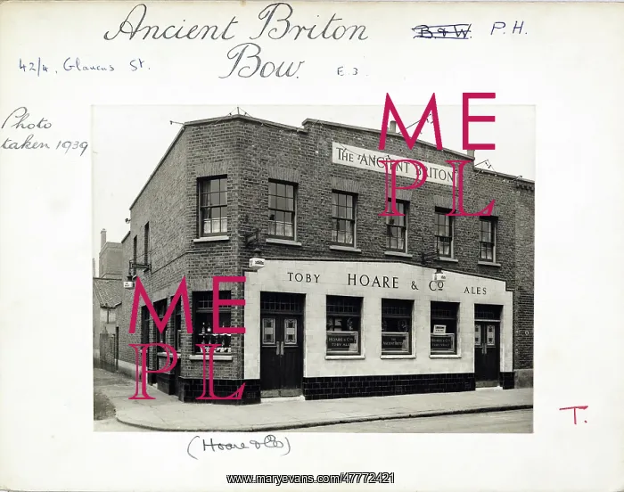 : Photograph of Ancient Briton PH, Bow, London : Photograph of Ancient Briton PH, Bow, London
