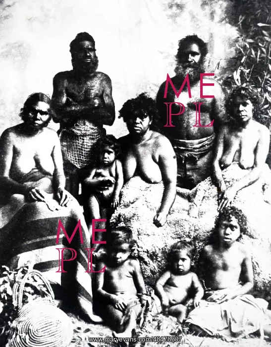 : A photograph of Australian aborigines : A photograph of Australian aborigines