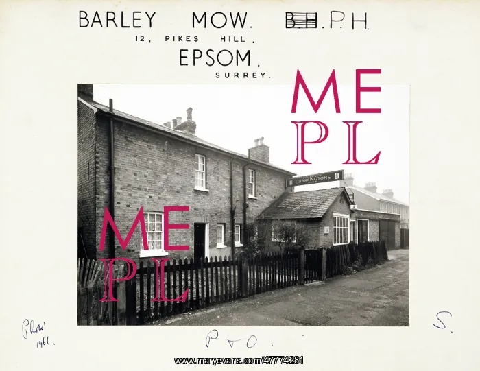 : Photograph of Barley Mow PH, Epsom, Surrey : Photograph of Barley Mow PH, Epsom, Surrey