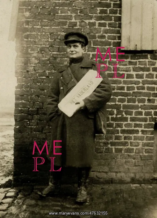 : Photograph of a Belgian ex-patient : Photograph of a Belgian ex-patient