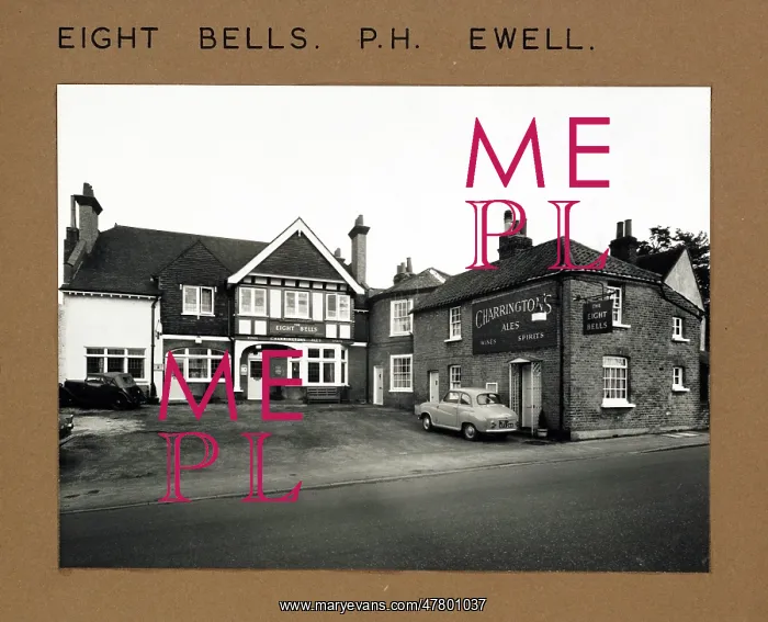 : Photograph of Eight Bells PH, Ewell, Surrey : Photograph of Eight Bells PH, Ewell, Surrey