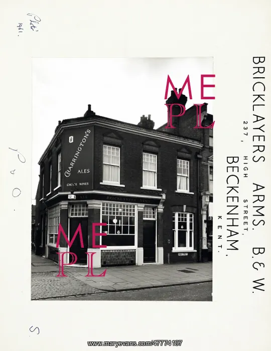 : Photograph of Bricklayers Arms, Beckenham, Greater London : Photograph of Bricklayers Arms, Beckenham, Greater London