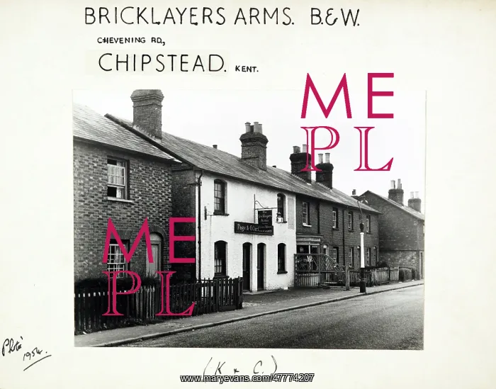 : Photograph of Bricklayers Arms, Chipstead, Kent : Photograph of Bricklayers Arms, Chipstead, Kent