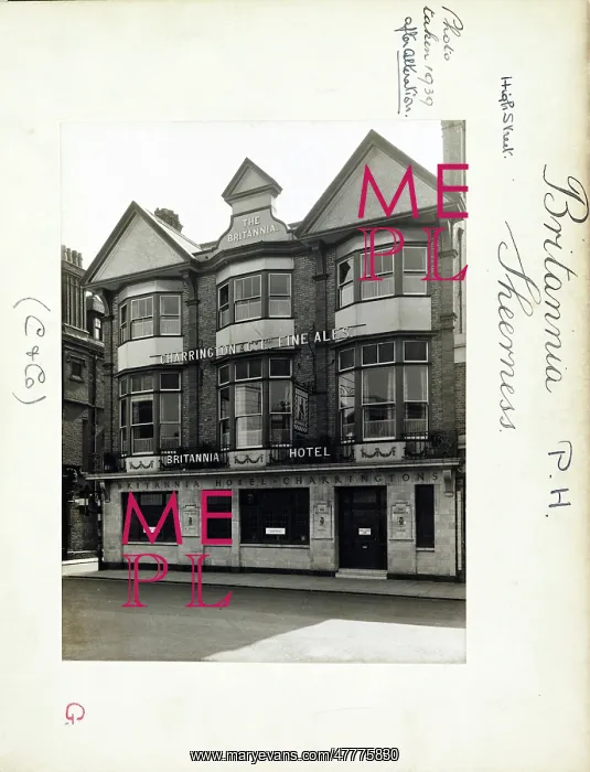 : Photograph of Britannia PH, Sheerness, Kent : Photograph of Britannia PH, Sheerness, Kent