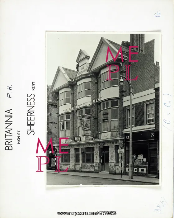 : Photograph of Britannia PH, Sheerness, Kent : Photograph of Britannia PH, Sheerness, Kent