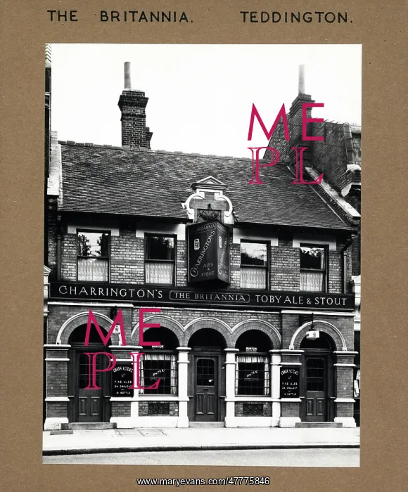 : Photograph of Britannia PH, Teddington, Greater London : Photograph of Britannia PH, Teddington, Greater London