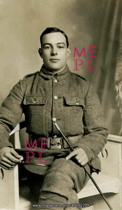 : Photograph of British Soldier : Photograph of British Soldier