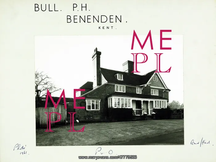 : Photograph of Bull PH, Benenden, Kent : Photograph of Bull PH, Benenden, Kent