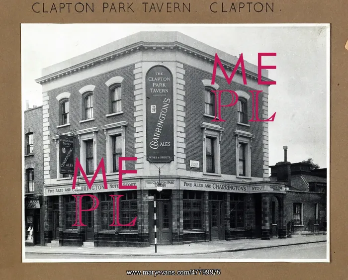 : Photograph of Clapton Park Tavern, Lower Clapton, London : Photograph of Clapton Park Tavern, Lower Clapton, London