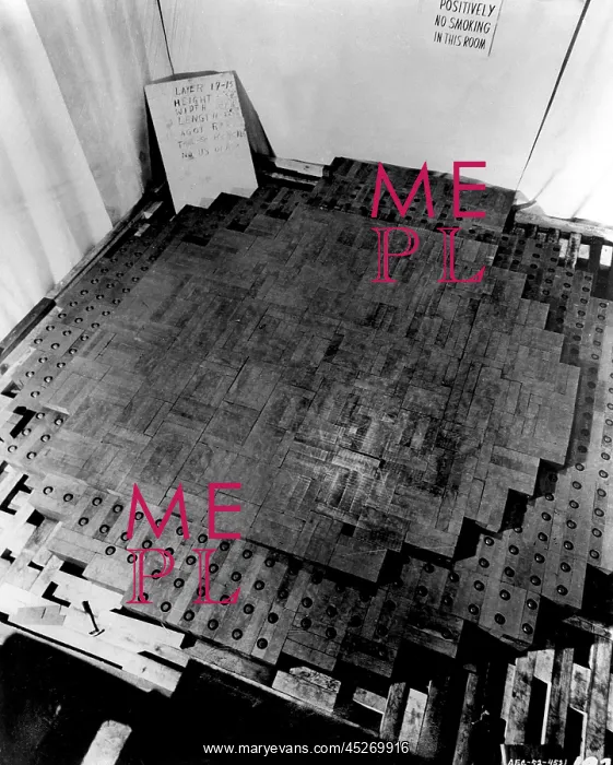 : Photograph made during the construction of the : Photograph made during the construction of the