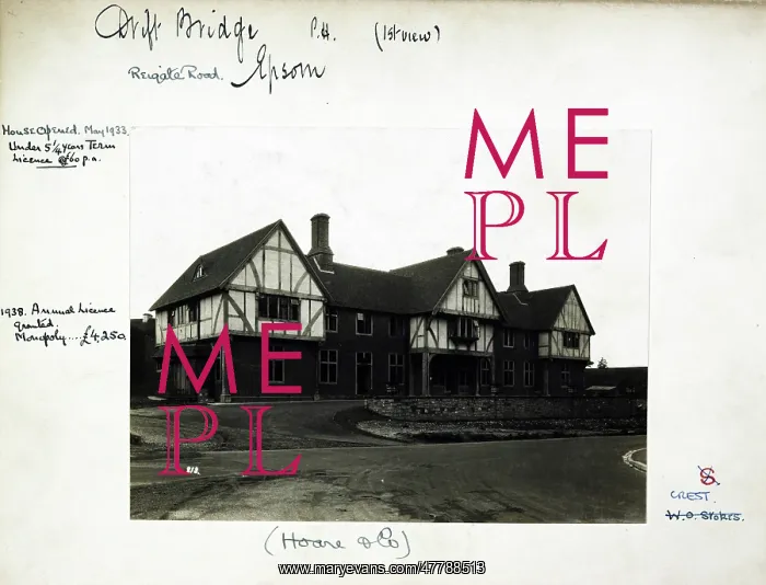 : Photograph of Drift Bridge PH, Epsom, Surrey : Photograph of Drift Bridge PH, Epsom, Surrey