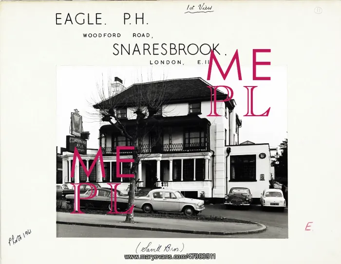 : Photograph of Eagle PH, Snaresbrook, London : Photograph of Eagle PH, Snaresbrook, London