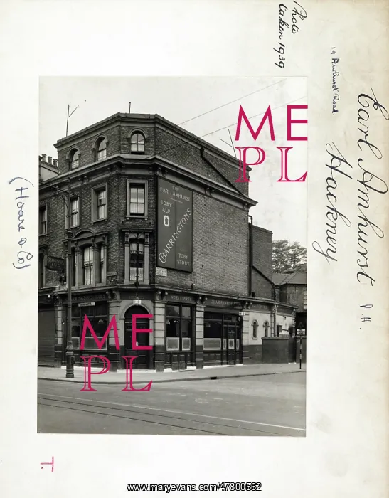 : Photograph of Earl Amhurst PH, Hackney, London : Photograph of Earl Amhurst PH, Hackney, London