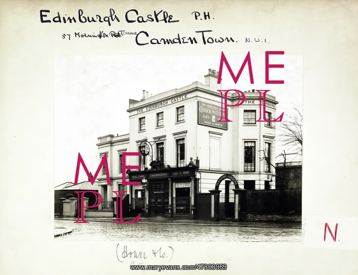 : Photograph of Edinburgh Castle PH, Camden Town, London : Photograph of Edinburgh Castle PH, Camden Town, London