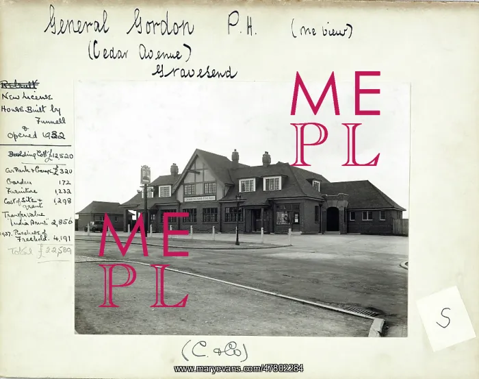 : Photograph of General Gordon PH, Gravesend, Kent : Photograph of General Gordon PH, Gravesend, Kent