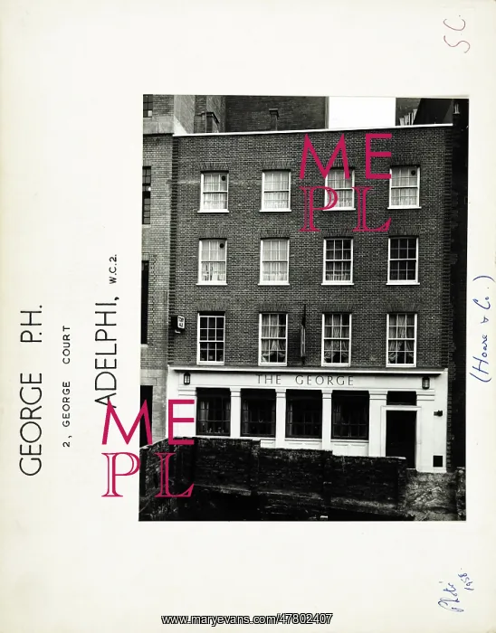 : Photograph of George PH, Adelphi, London : Photograph of George PH, Adelphi, London