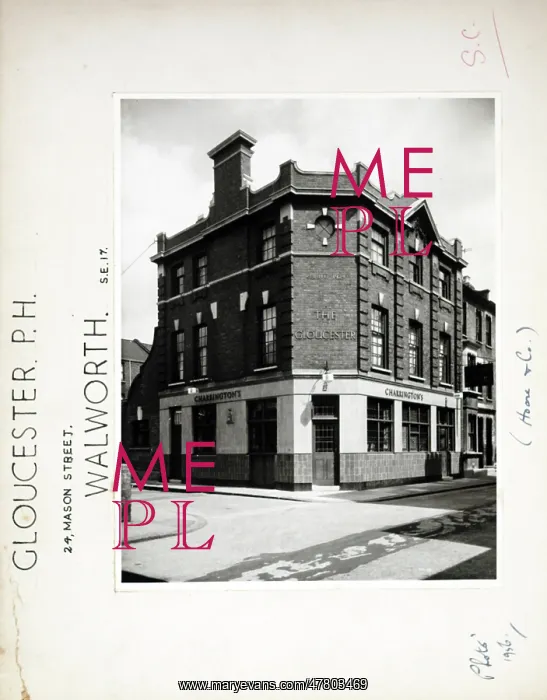 : Photograph of Gloucester PH, Walworth, London : Photograph of Gloucester PH, Walworth, London