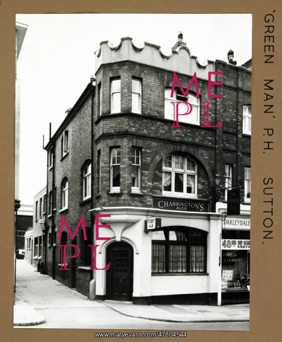 : Photograph of Green Man PH, Sutton, Surrey : Photograph of Green Man PH, Sutton, Surrey