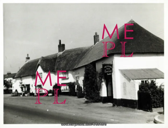 : Photograph of Greyhound Inn, Honiton, Devon : Photograph of Greyhound Inn, Honiton, Devon