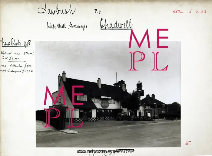 : Photograph of Hawbush PH, Chadwell Heath, Greater London : Photograph of Hawbush PH, Chadwell Heath, Greater London