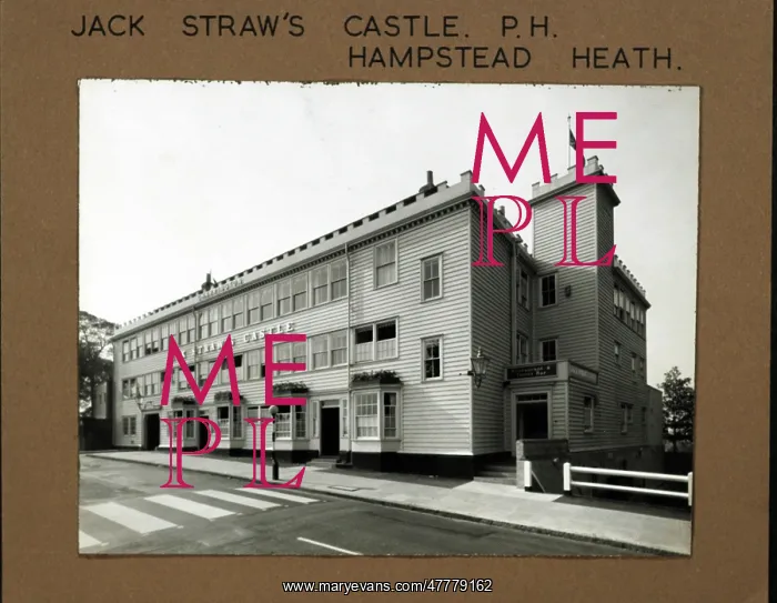 : Photograph of Jack Straws Castle PH, Hampstead (New), London : Photograph of Jack Straws Castle PH, Hampstead (New), London