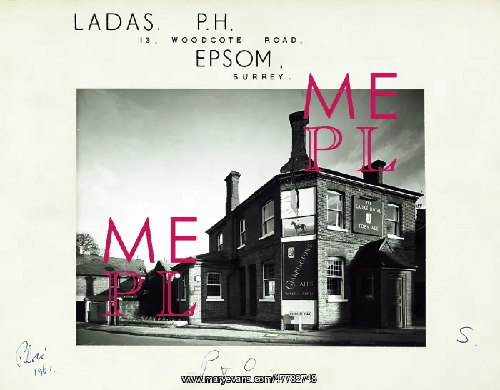 : Photograph of Ladas PH, Epsom, Surrey : Photograph of Ladas PH, Epsom, Surrey