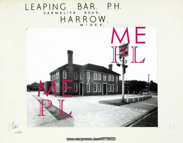 : Photograph of Leaping Bar PH, Harrow Weald, Greater London : Photograph of Leaping Bar PH, Harrow Weald, Greater London