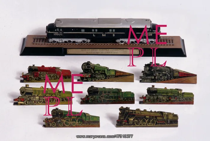 : Photograph of locomotives : Photograph of locomotives