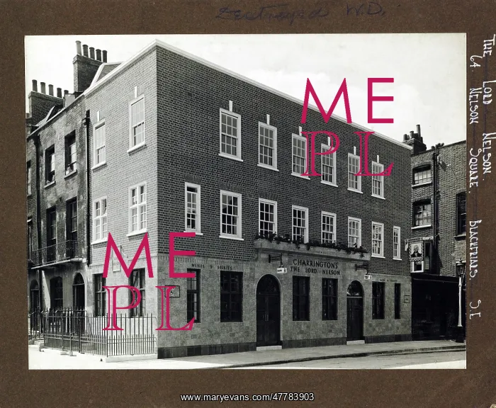 : Photograph of Lord Nelson PH, Blackfriars (Old), London : Photograph of Lord Nelson PH, Blackfriars (Old), London