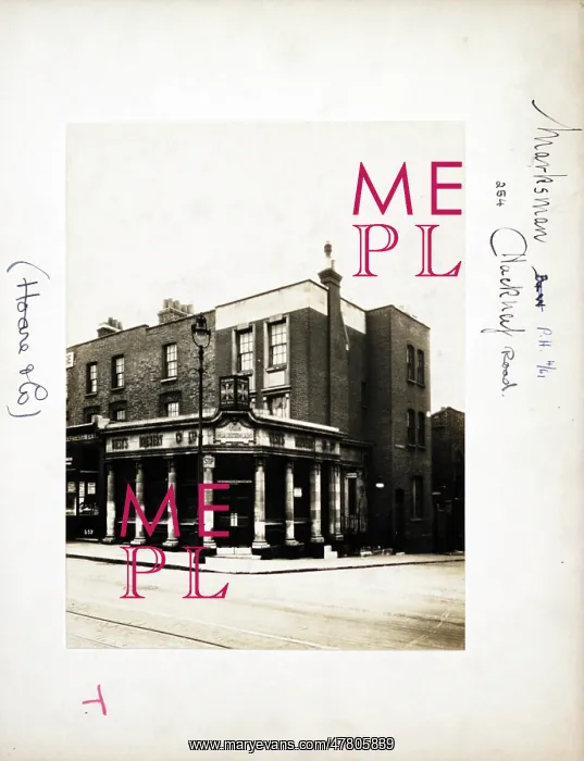 : Photograph of Marksman PH, Hackney Road, London : Photograph of Marksman PH, Hackney Road, London